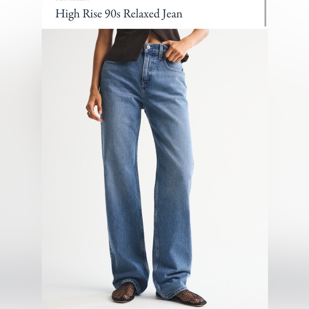 Abercrombie & Fitch 90s relaxed high rise Jeans